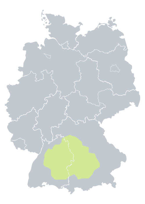 Liefergebiet der NaPur-Pellet-Händler